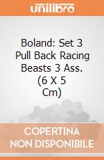 Boland: Set 3 Pull Back Racing Beasts 3 Ass. (6 X 5 Cm) gioco