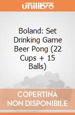 Boland: Set Drinking Game Beer Pong (22 Cups + 15 Balls) giochi
