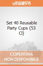 Set 40 Reusable Party Cups (53 Cl) giochi