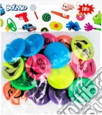 Set 18 Smiling Spinning Tops 6 Colours Ass. (4 giochi