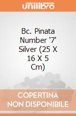 Bc. Pinata Number '7' Silver (25 X 16 X 5 Cm) giochi