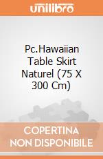 Pc.Hawaiian Table Skirt Naturel (75 X 300 Cm) gioco