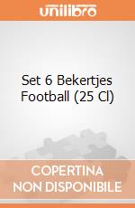 Set 6 Bekertjes Football (25 Cl) gioco di Boland