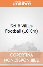Set 6 Viltjes Football (10 Cm) gioco di Boland