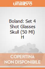 Boland: Set 4 Shot Glasses Skull (50 Ml) H gioco