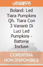Boland: Led Tiara Pumpkins Qh. Tiara Con 3 Varianti Di Luci Led Pumpkins - Batterie Incluse giochi