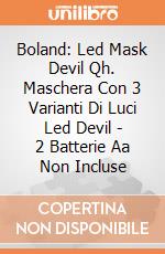 Boland: Led Mask Devil Qh. Maschera Con 3 Varianti Di Luci Led Devil - 2 Batterie Aa Non Incluse giochi