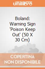 Boland: Warning Sign 'Poison Keep Out' (50 X 30 Cm) giochi