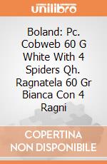 Boland: Pc. Cobweb 60 G White With 4 Spiders Qh. Ragnatela 60 Gr Bianca Con 4 Ragni giochi