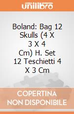 Boland: Bag 12 Skulls (4 X 3 X 4 Cm) H. Set 12 Teschietti 4 X 3 Cm gioco