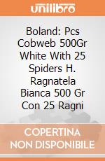 Boland: Pcs Cobweb 500Gr White With 25 Spiders H. Ragnatela Bianca 500 Gr Con 25 Ragni gioco