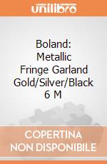 Boland: Metallic Fringe Garland Gold/Silver/Black 6 M giochi
