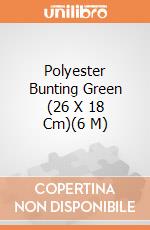 Polyester Bunting Green (26 X 18 Cm)(6 M) giochi