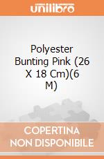 Polyester Bunting Pink (26 X 18 Cm)(6 M) giochi