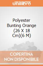 Polyester Bunting Orange (26 X 18 Cm)(6 M) giochi