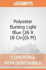 Polyester Bunting Light Blue (26 X 18 Cm)(6 M) giochi