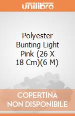 Polyester Bunting Light Pink (26 X 18 Cm)(6 M) giochi