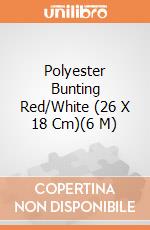 Polyester Bunting Red/White (26 X 18 Cm)(6 M) giochi