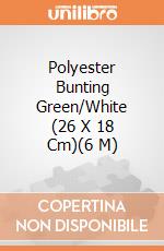 Polyester Bunting Green/White (26 X 18 Cm)(6 M) giochi