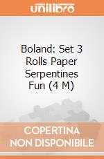 Boland: Set 3 Rolls Paper Serpentines Fun (4 M) giochi