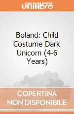 Boland: Child Costume Dark Unicorn (4-6 Years) giochi