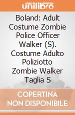 Boland: Adult Costume Zombie Police Officer Walker (S). Costume Adulto Poliziotto Zombie Walker Taglia S giochi