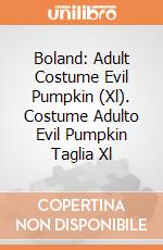 Boland: Adult Costume Evil Pumpkin (Xl). Costume Adulto Evil Pumpkin Taglia Xl giochi