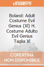 Boland: Adult Costume Evil Genius (Xl) H. Costume Adulto Evil Genius Taglia Xl giochi