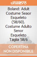 Boland: Adult Costume Seaor Esqueleto (58/60). Costume Adulto Senor Esqueleto Taglia 58/6 giochi