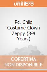 Pc. Child Costume Clown Zeppy (3-4 Years) gioco