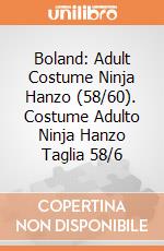 Boland: Adult Costume Ninja Hanzo (58/60). Costume Adulto Ninja Hanzo Taglia 58/6 giochi