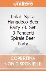 Folat: Spiral Hangdeco Beer Party /3. Set 3 Pendenti Spirale Beer Party gioco