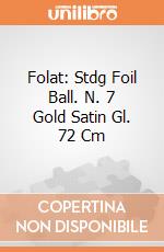 Folat: Stdg Foil Ball. N. 7 Gold Satin Gl. 72 Cm giochi