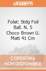 Folat: Stdg Foil Ball. N. 5 Choco Brown U. Matt 41 Cm giochi