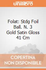 Folat: Stdg Foil Ball. N. 3 Gold Satin Gloss 41 Cm giochi