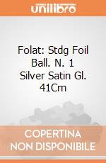 Folat: Stdg Foil Ball. N. 1 Silver Satin Gl. 41Cm giochi