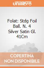 Folat: Stdg Foil Ball. N. 4 Silver Satin Gl. 41Cm giochi