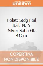 Folat: Stdg Foil Ball. N. 5 Silver Satin Gl. 41Cm giochi