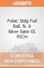 Folat: Stdg Foil Ball. N. 6 Silver Satin Gl. 41Cm giochi