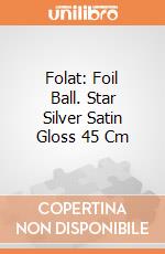 Folat: Foil Ball. Star Silver Satin Gloss 45 Cm giochi