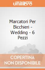 Marcatori Per Bicchieri - Wedding - 6 Pezzi giochi