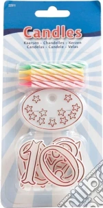 Folat: Kaarsenset Neon Met Cijfers 8Stk. Set 8 Candele Neon Con Forma Numero giochi