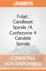 Folat: Candleset Spirals /4. Confezione 4 Candele Spirale gioco