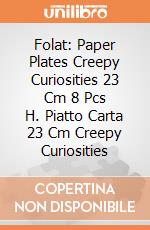Folat: Paper Plates Creepy Curiosities 23 Cm 8 Pcs H. Piatto Carta 23 Cm Creepy Curiosities giochi
