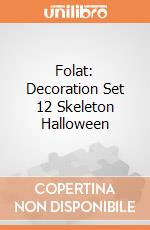 Folat: Decoration Set 12 Skeleton Halloween giochi