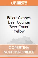 Folat: Glasses Beer Counter "Beer Count" Yellow giochi