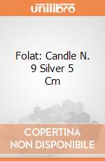 Folat: Candle N. 9 Silver 5 Cm giochi