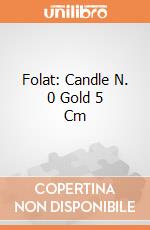 Folat: Candle N. 0 Gold 5 Cm giochi