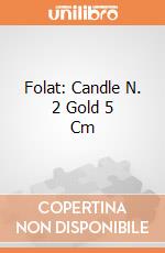 Folat: Candle N. 2 Gold 5 Cm giochi
