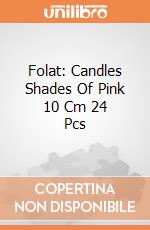 Folat: Candles Shades Of Pink 10 Cm 24 Pcs giochi